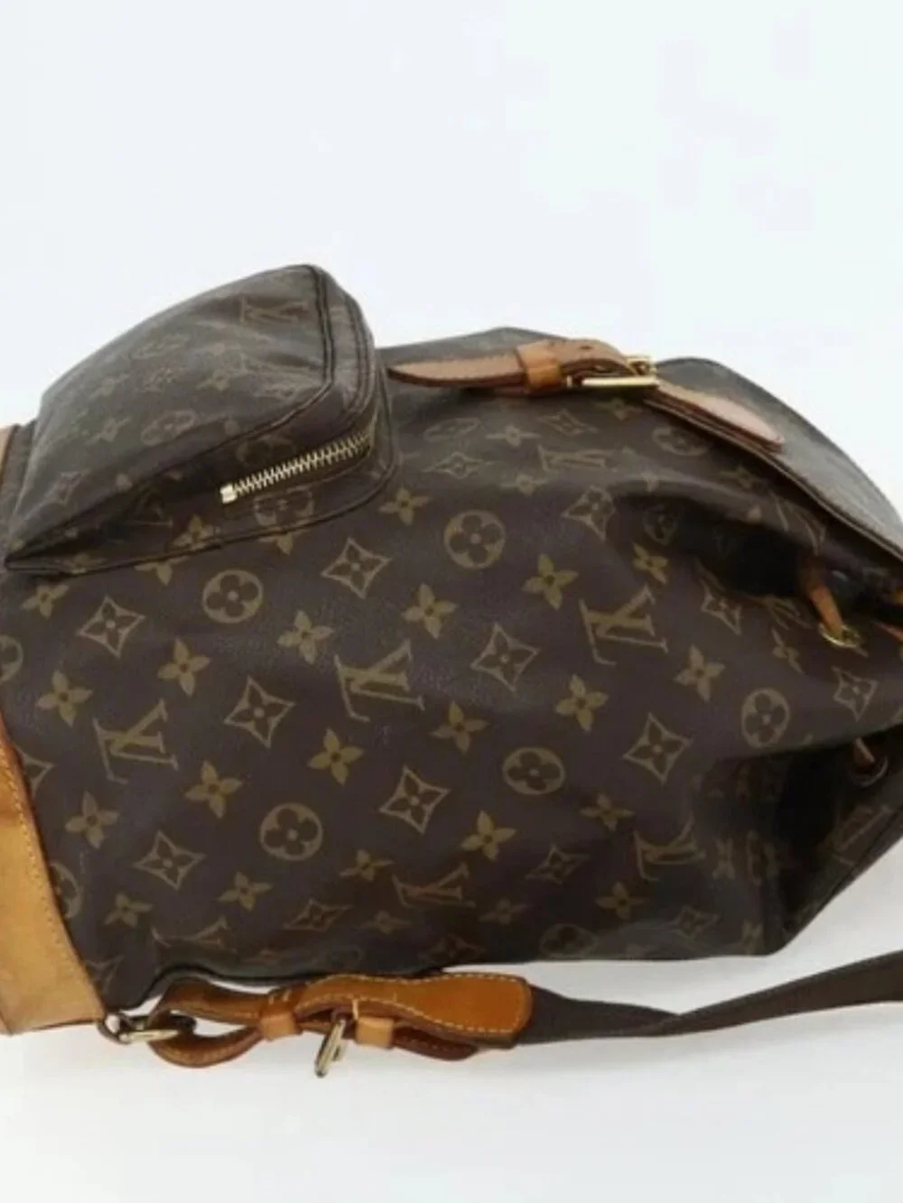 LOUIS VUITTON Monogram Montsouris GM Backpack M51135 LV Auth 175760